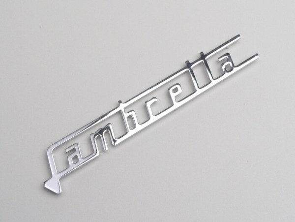 Badge legshield -LAMBRETTA- Lambretta - LIS 125, SX, J50 DL