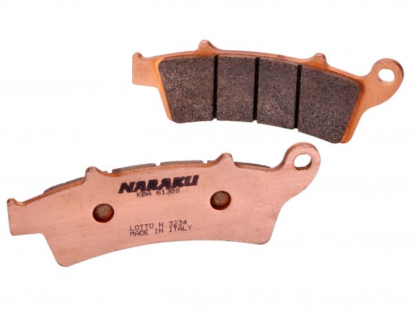brake pads -NARAKU- sintered for Aprilia, Kymco People GT, Malaguti, Piaggio
