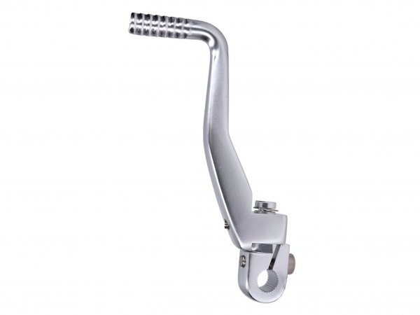 kickstart lever foldable, anodized aluminum, silver -101 OCTANE- for Simson S50, S51, S53, S70, S83