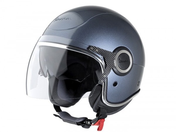Helmet -VESPA VJ- open face helmet, silver Dolomiti - XS (52-54cm)