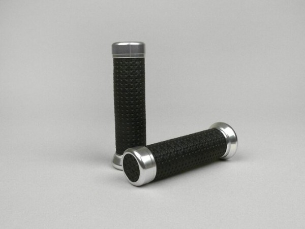 Pair of grips -DMP- Ø=22/24mm - black/wafer