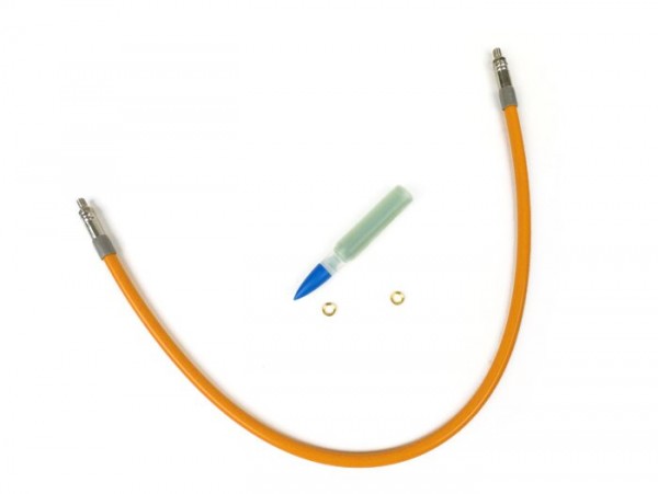 Brake hose -SPIEGLER MODULAR (without fittings)- Vespa, Lambretta - orange - 500mm
