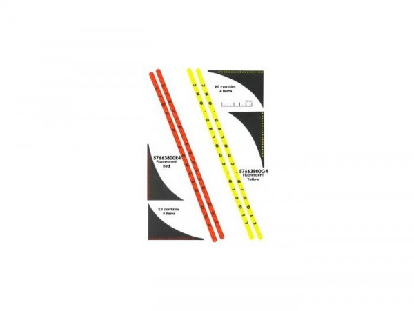 Dekorsatz -PIAGGIO- Gilera Runner 125 VX - Rot Fluoresc. (879)