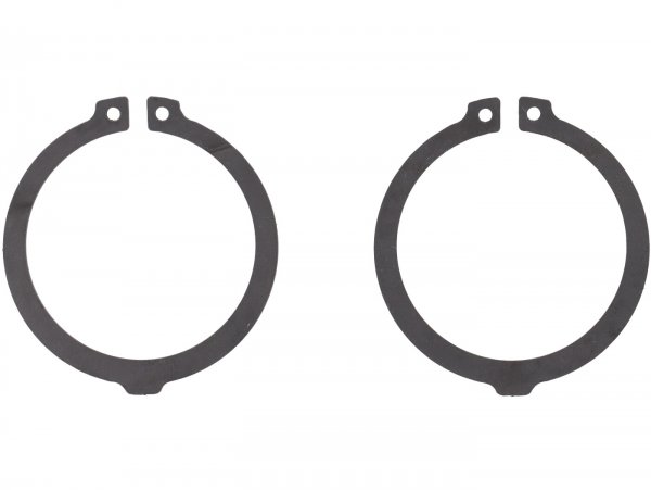 Set di anelli di sicurezza -MALOSSI- Ø=48mm x 1,5mm - utilizzato per l'albero principale del cambio PK XL/XL2, PX, T5, Cosa
