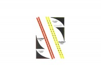 Dekorsatz -PIAGGIO- Gilera Runner 125 VX - Gelb Fluoresc. (815)