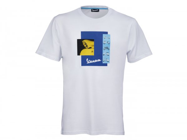 T-Shirt -VESPA "Heritage Collection"- weiß - XL