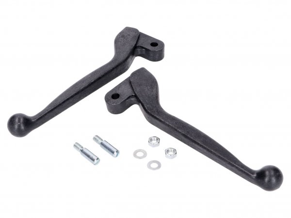 Brake lever and clutch lever set -101 OCTANE- for Simson S51, S70, S53, SR50, SR80 - black
