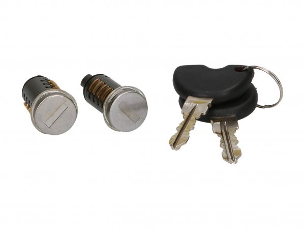 Set di serrature a cilindro -101 OCTANE- per Gilera, Piaggio, Vespa