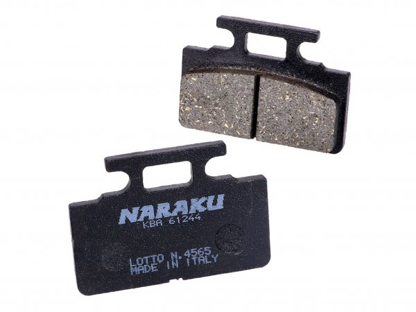 brake pads -NARAKU- organic for SYM Mio, Toni, DD, Cinderella