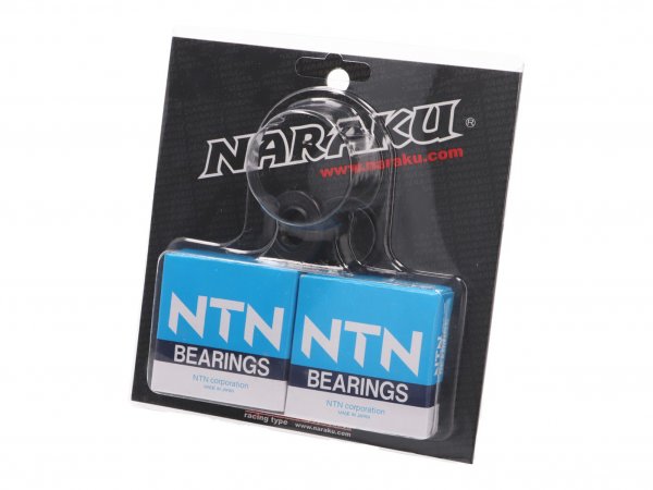 crankshaft bearings -NARAKU- heavy duty left and right incl. oil seals for Honda X8R