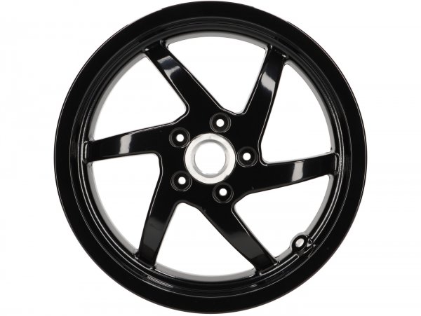 Wheel rim -FABIONI- 13 inch - 6 spokes- Vespa GTS, GTS Super, ​GTV, Sei Giorni, GT 60, ​GT, ​GT L 125-300ccm - shiny  black