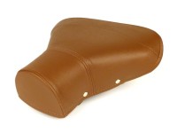 Saddle -OEM QUALITY rear- large frame - with rivest on the side - brown