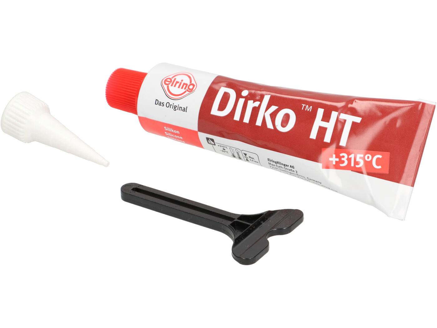 2x Sealant Dirko HT Beige Special Silicone A 70ml 030.793 Durable
