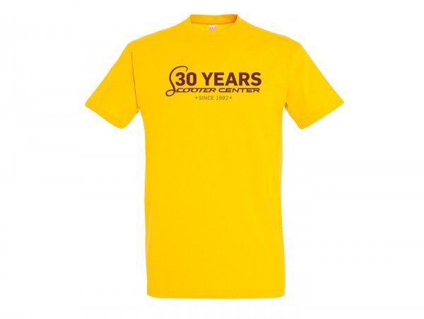 T-Shirt -30 Years Scooter Center -Gold - XL