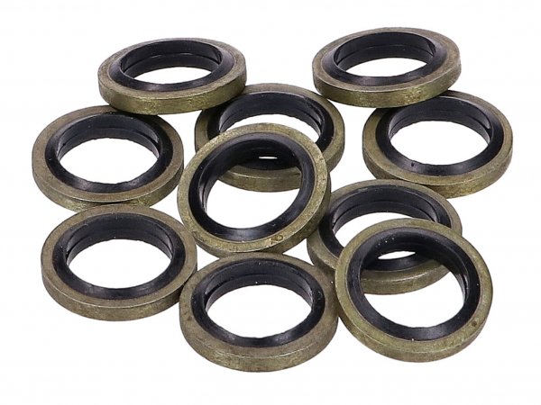 brake hose sealing ring set -101 OCTANE- 10x15x1.5mm - 10 pcs