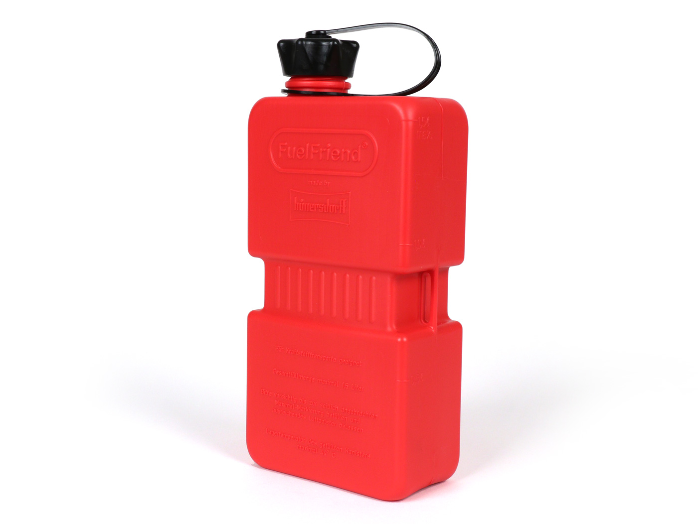 Fuel jerry can 1.5L (1500ml) -HÜNERSDORFF FuelFriend PLUS- red, Jerry cans, Workshop supplies