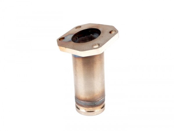 Intake manifold - for reed valve -MRP- for Polini reed valve in Vespa V50, PV125, ET3 frame - CS=Ø34mm (carburetors Ø28-30mm - PHBH, VHSH, PWK28, TMX30, Smartcarb 26-28)