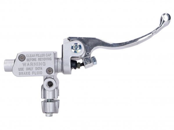 front brake master cylinder / brake pump -NARAKU- silver for Rieju RR 50, SMX 50, MRT 50, RRX, Tango 2000-