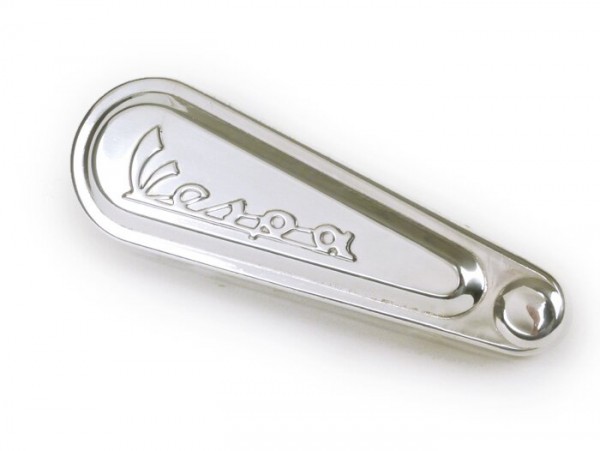 Fork link cover -OEM QUALITY- Vespa Rally180 (VSD1T), Rally200 (VSE1T), Sprint - without hole, polished
