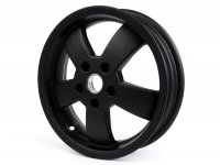 Wheel rim -PIAGGIO Super Sport 2017 - black matt, (3.00x12)inch - 5 spokes- Vespa GT, GTL, GTS, GTV 125-300cc - front