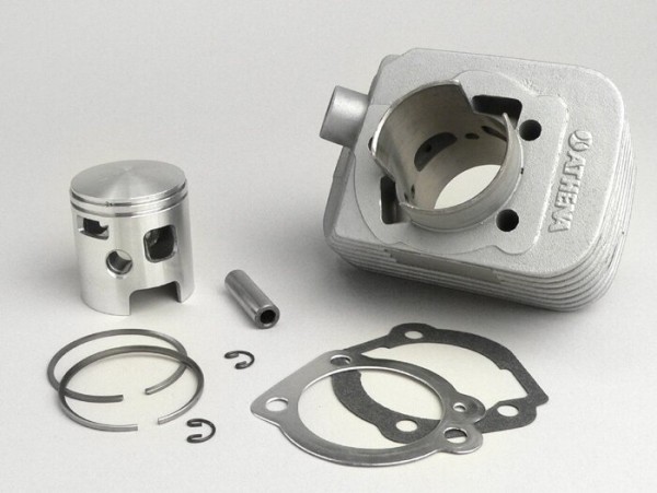 Cylinder -ATHENA 72 cc Alu Ø46mm- Piaggio Bravo, Ciao, Boxer (gudgeon pin = Ø 10mm) - milling engine casing is required
