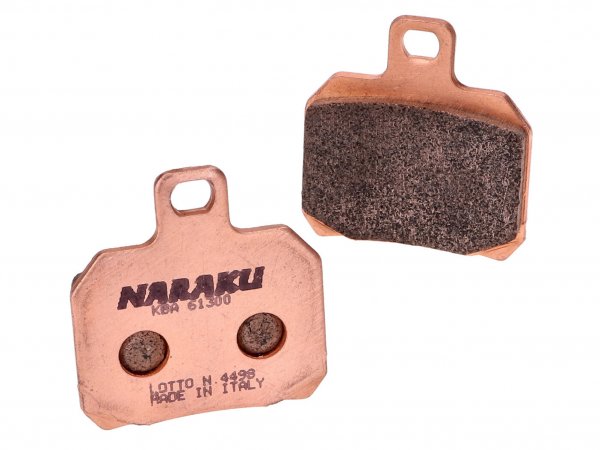 brake pads -NARAKU- sintered for Aprilia RS, CPI GTR, Peugeot Speedfight 3