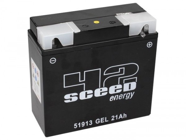 Batterie -Gel SCEED 42 Energy- Typ BMW 51913 12V, 21Ah - 186x82x170mm