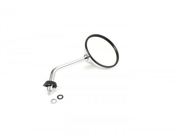 Mirror -MOTO NOSTRA Shorty- Vespa GTS 125-250-300, GTL 125 (ZAPM 31101) - for right and left hand side - chrome