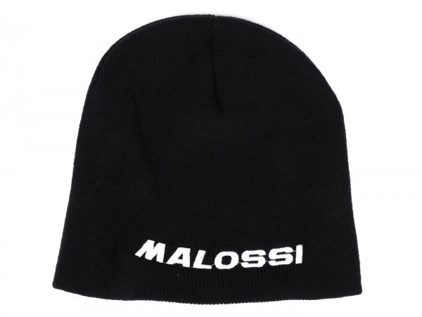 Cap -MALOSSI- Black - One Size - knitted