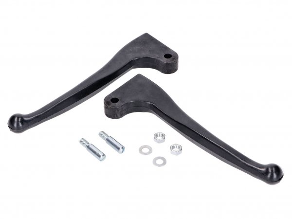 Brake lever and clutch lever set -101 OCTANE- for Simson S50, KR51/2 - black