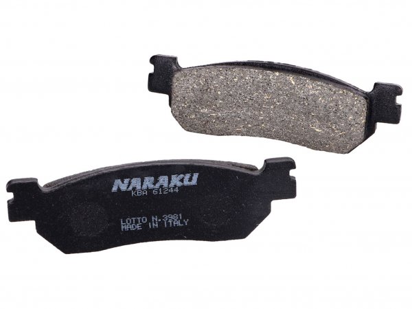 brake pads -NARAKU- organic for MBK City Line, Skyliner, Yamaha Majesty