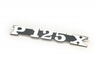 Badge side panel -PIAGGIO- P125X - Vespa P125X
