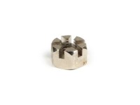 Castle nut for fork link -LAMBRETTA- Lambretta C, LC - Nickel plated