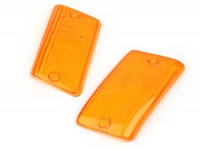 Blinkergläser -BOSATTA 2er Set- Vespa PK50 XL, PK125 XL hinten - orange