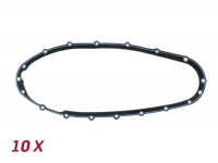 Jeu joints de carter chaîne -BGM PRO silicone- Lambretta LI 125-150, LIS, SX, TV (série 2, série 3), DL/GP 125-200 - 10 unités