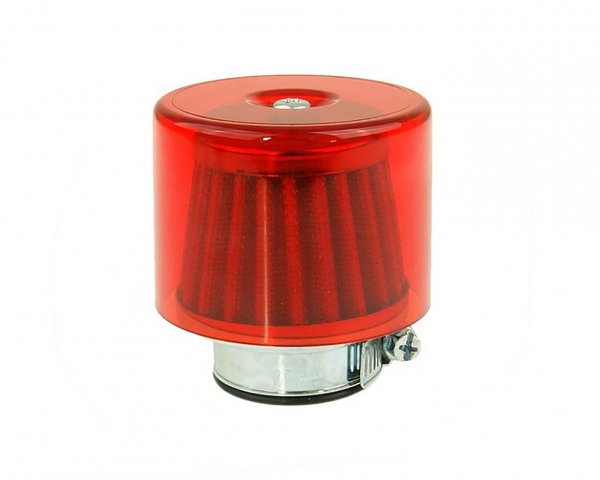 air filter Air-System -101 OCTANE- metal gauze filter 35mm straight version red shield