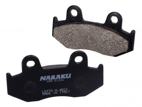 Plaquettes de frein -NARAKU- bio pour Honda NES, SES, PES / PS, SH, CH 125, 150 4T