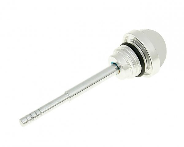 oil filler screw / oil screw plug silver -101 OCTANE- for Kymco, GY6 50/125/150cc
