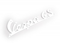 Badge legshield -OEM QUALITY- Vespa GS - Vespa GS150 / GS3 (since 1955) - Silver