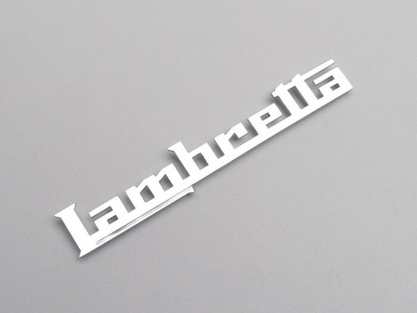 Targhetta / Scritta anteriore allo scudo -LAMBRETTA- Lambretta - DL, J50 Special