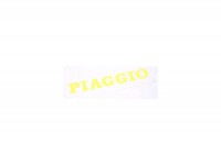 Aufkleber "Piaggio" links -PIAGGIO- Piaggio NRG Extreme - Schwarz (128)