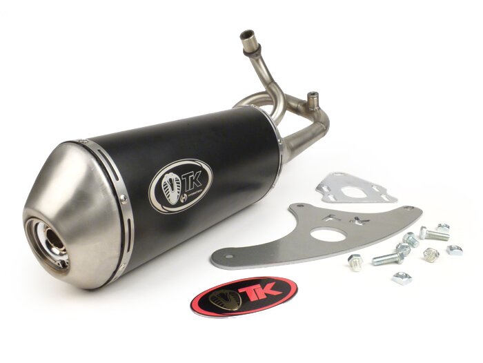 gpr scom.78.fune full system exhaust approved furore black compatible with piaggio vespa lx-lxv 125 2006 06 2007 07 2008 08 