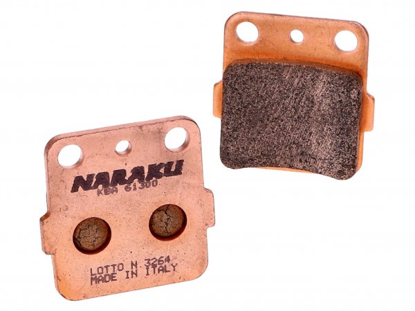 brake pads -NARAKU- sintered for Honda TRX 250-500, Yamaha YFM 125