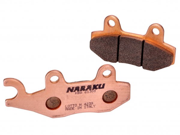 brake pads -NARAKU- sintered for Kymco, Yamaha, Hyosung