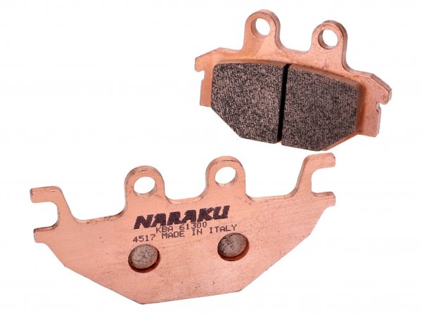 brake pads -NARAKU- sintered for Kymco KXR, MXU, Maxxer, UXV, SYM Quad Lander, Yamaha MT, YZF-R