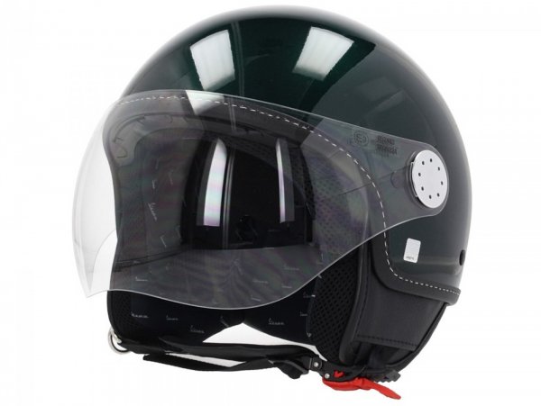 Helmet -VESPA Visor 3.0- green bosco (349/A) - L (59-60cm)