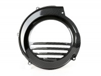 Flywheel cover -CIF carbon look- Vespa PX80, PX125, PX150, PX200 - models with kickstart lever only