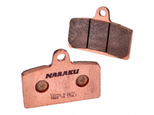 brake pads -NARAKU- sintered for Aprilia RS, RS4, Derbi GP1, GPR, MH KN1, KN2, R