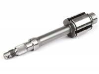 Drive shaft -OEM QUALITY- Vespa PX (1984-), Cosa (VNR1T, VNR2T, VSR1T), T5 - with grooves for cruciform (like Piaggio)