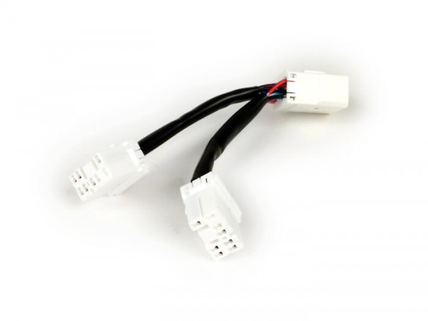Y-splitter wire -BGM PRO, LED daytime running light/alarm system- Vespa GTS 125-300 (2003-2013)